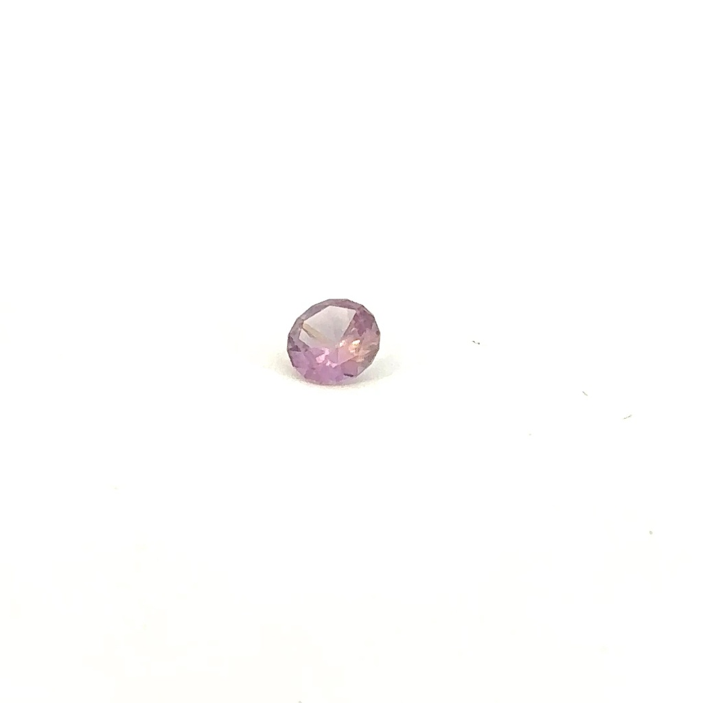 Faceted Round Pink Sapphire 0.54Ct From Madagascar