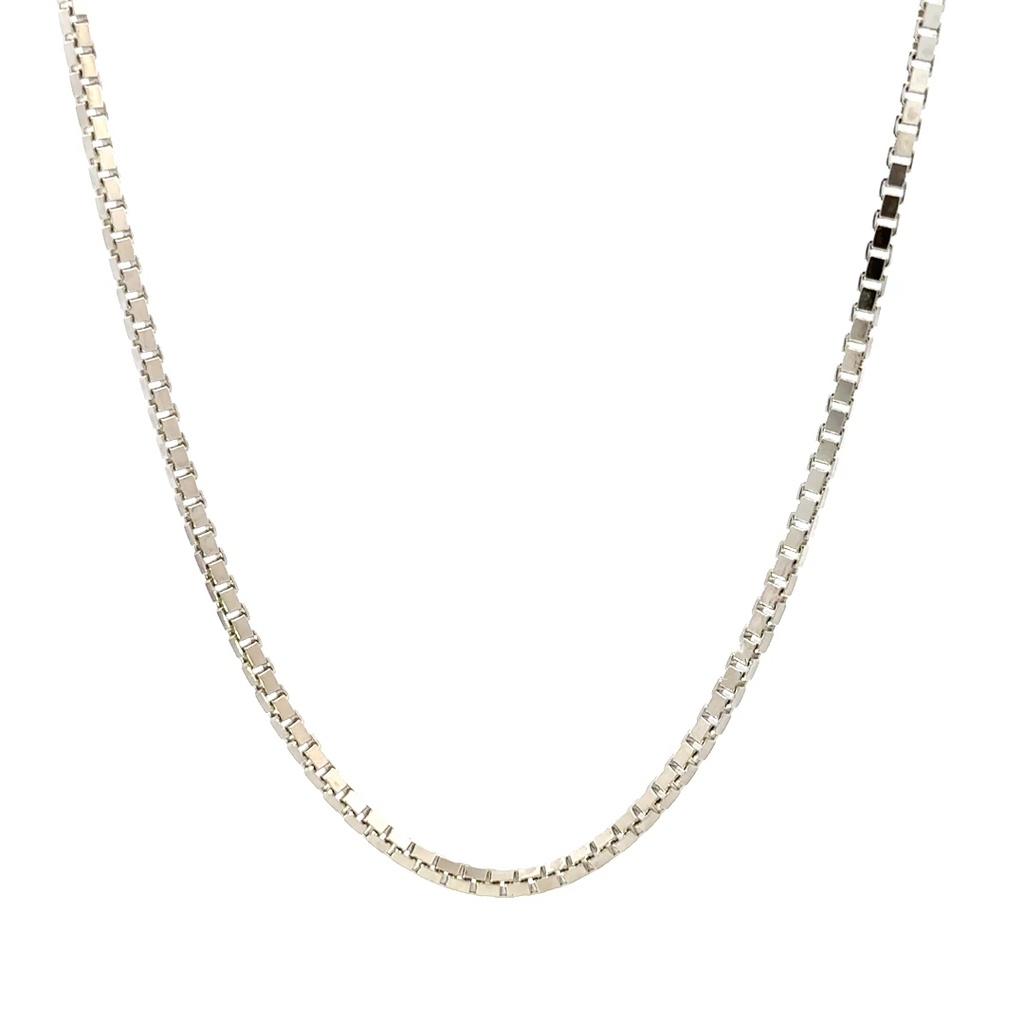 Sterling Silver 40cm Box Chain