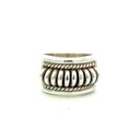 Silver Ring With a Classical Design