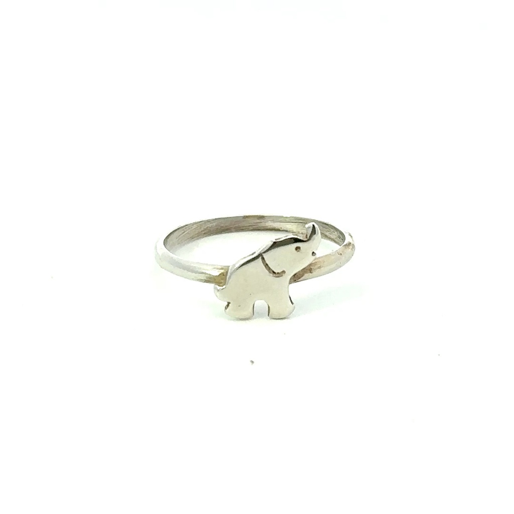 Elephant Ring In Sterling Silver
