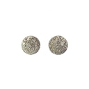 Granulation Domed Silver Studs