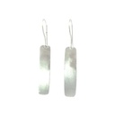 Matte Finished Rectangular Drops On Hooks