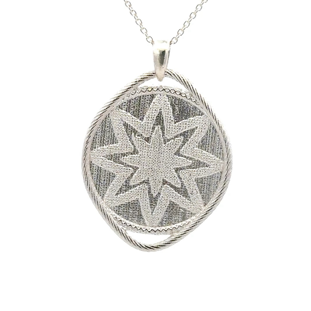 Silver Pendant | New Guinea Woven Threads