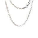 Belcher Chain In Sterling Silver 55cm