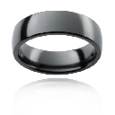 Dark Majesty Black Zirconium Band