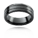 Zenith Black Zirconium Ring