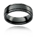 Refined Rebellion Band In Black Zirconium