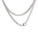 Diamond Cut Belcher Chain In 18K White Gold