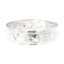 Bangle With Papua New Guinea Motifs |Sterling Silver