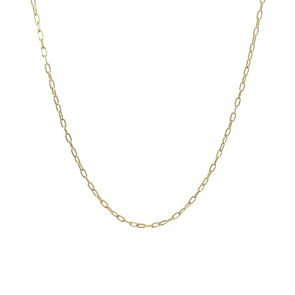 Elegant 9K Link Chain - A Timeless Luxury Accessory