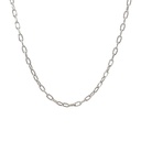 Elegant White Gold Cable Link Chain Timeless Elegance for Everyday Wear