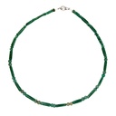 Adventurine Necklace With Silver Clasp