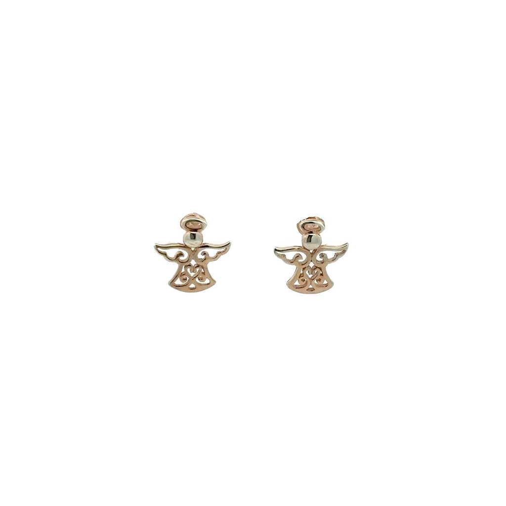 Angel Stud Earrings In Sterling Silver
