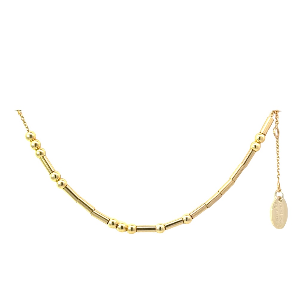 Petals Silver Gold Plate Necklace | "I Love You"