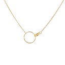Petals Sterling Silver Necklace | "Family" Gold Plated
