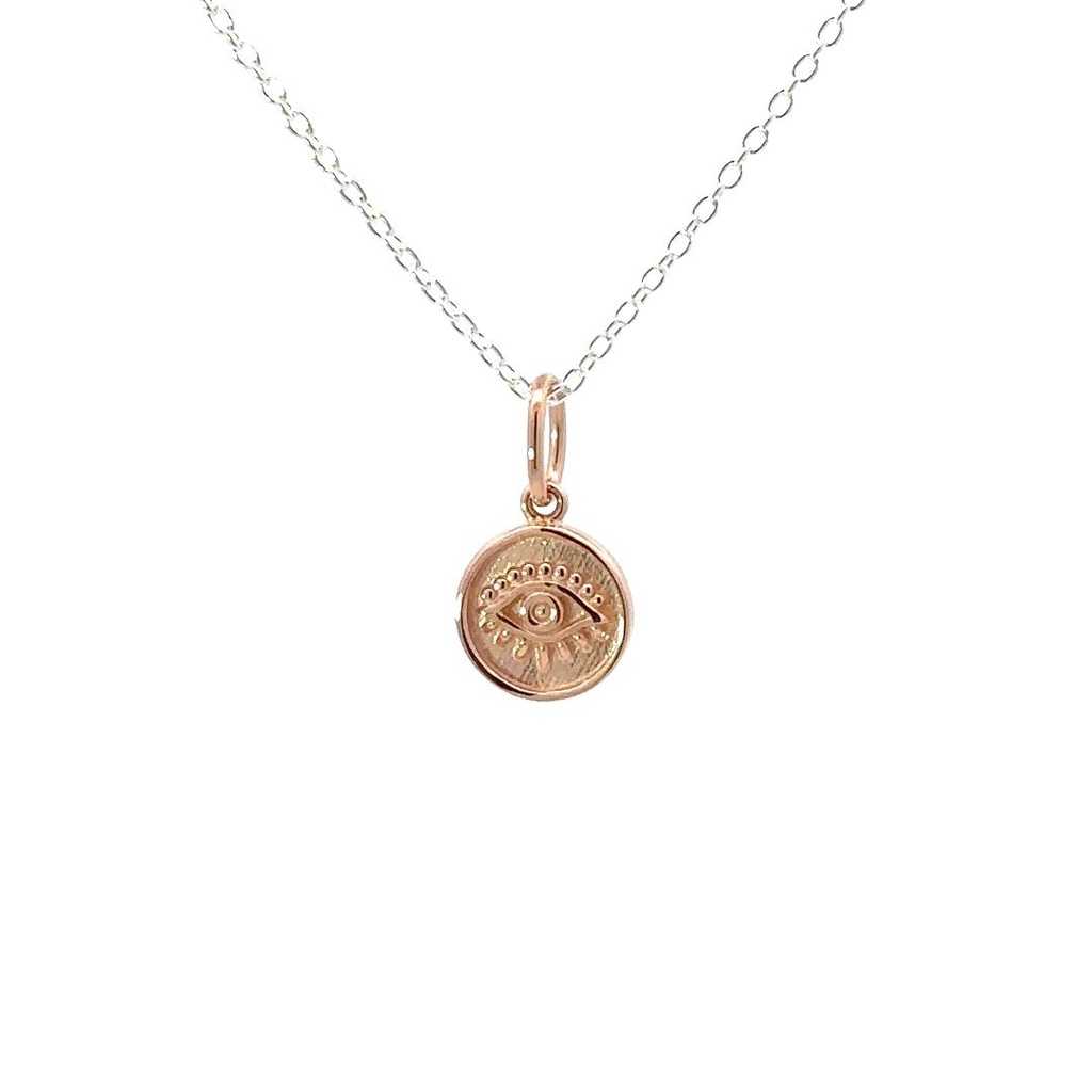 Petals Silver Necklace | "The Evil Eye"