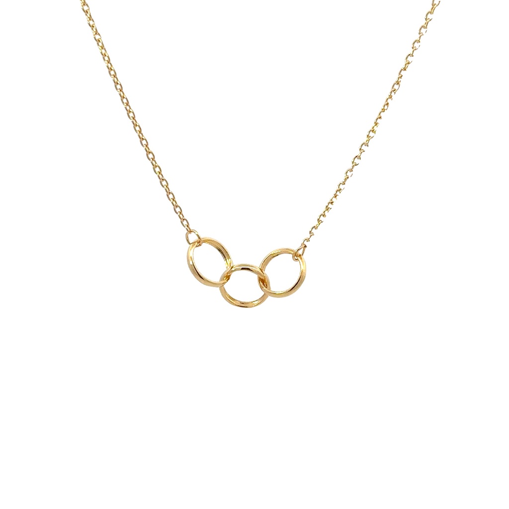 Petals Gold Plated Necklace | "Mother and Sons"