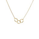 Petals Gold Plated Necklace | "Mother and Sons"