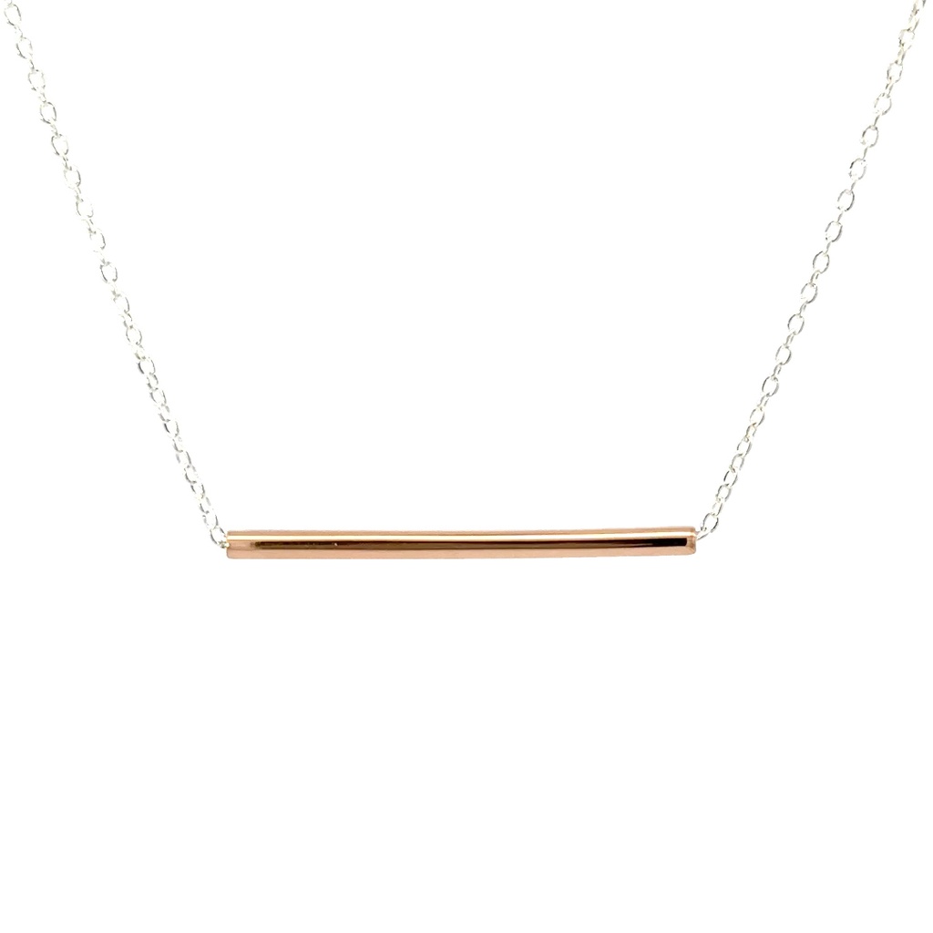 Petals Silver Necklace | Rose Gold Plated "Courage"