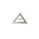 Triangle Design Ring in Sterling Silver