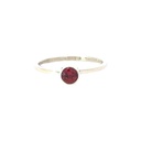 Garnet Set in Sterling Silver