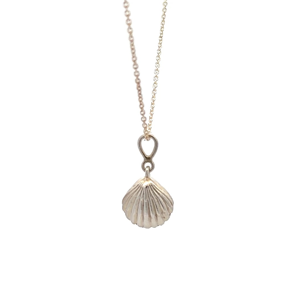 Sterling Silver Cockleshell Pendant
