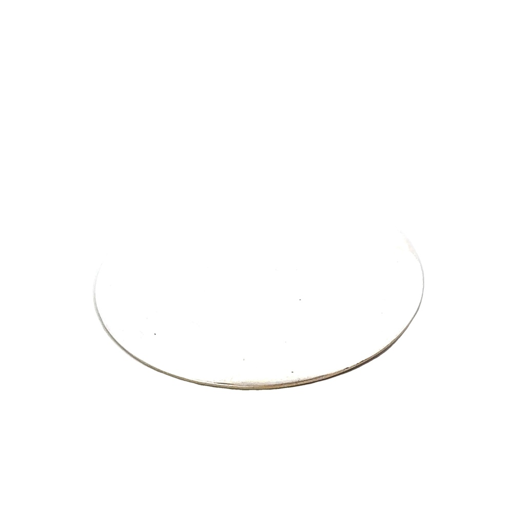 Sterling Silver Round Disk Brooch