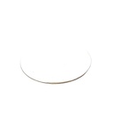 Sterling Silver Round Disk Brooch