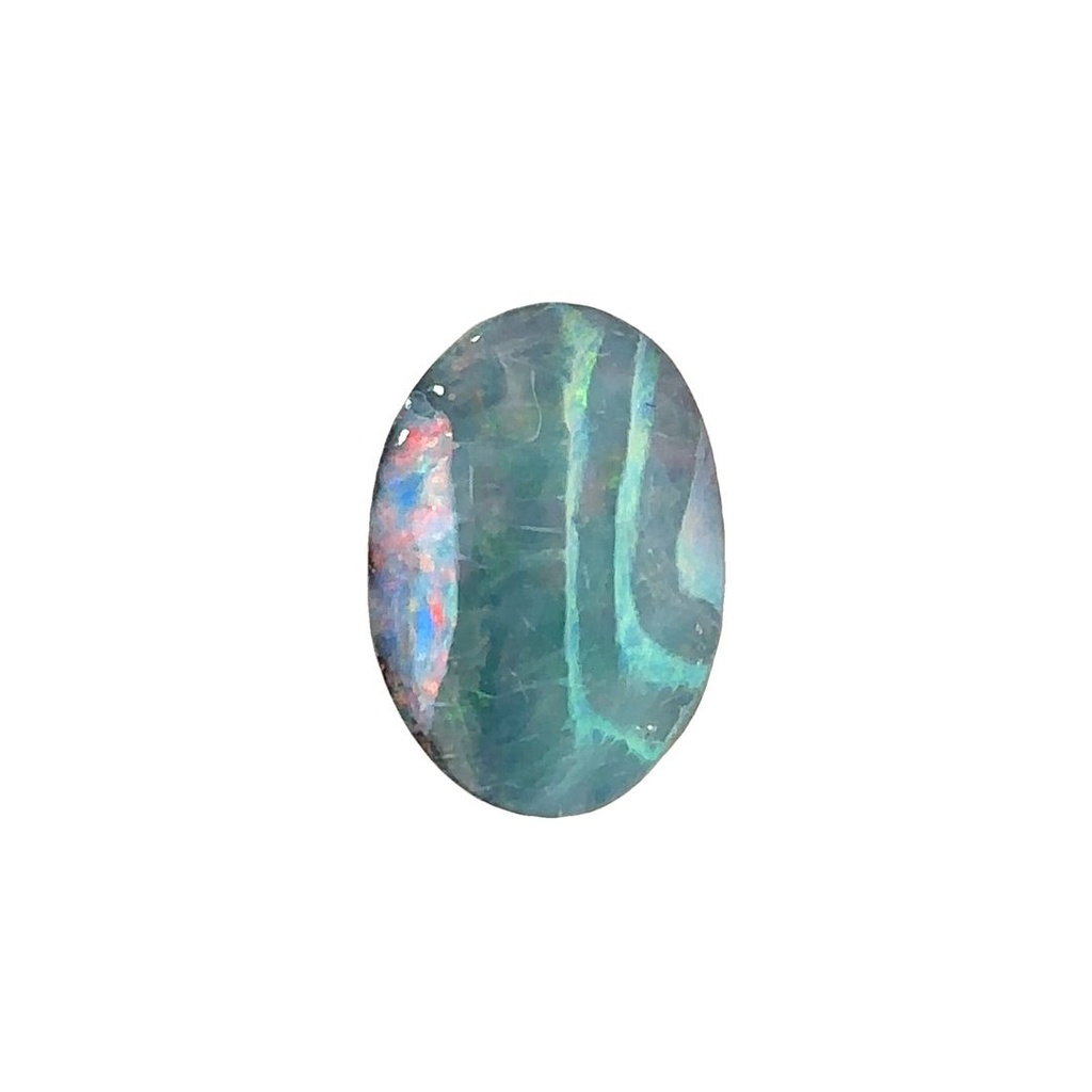 Elegant Teal & Emerald Opal Gemstone