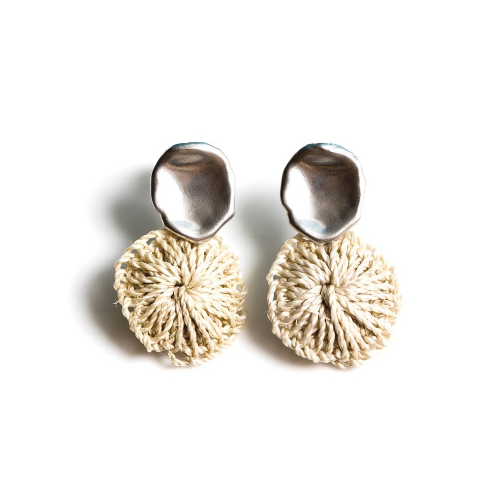 Amaki Studs Silver by Bilum & Bilas