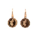 Avian Earrings, Enchanting 18K Greater Bird Of Paradise