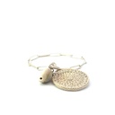 Brass Chainlink Charm Bracelet by Bilum & Bilas