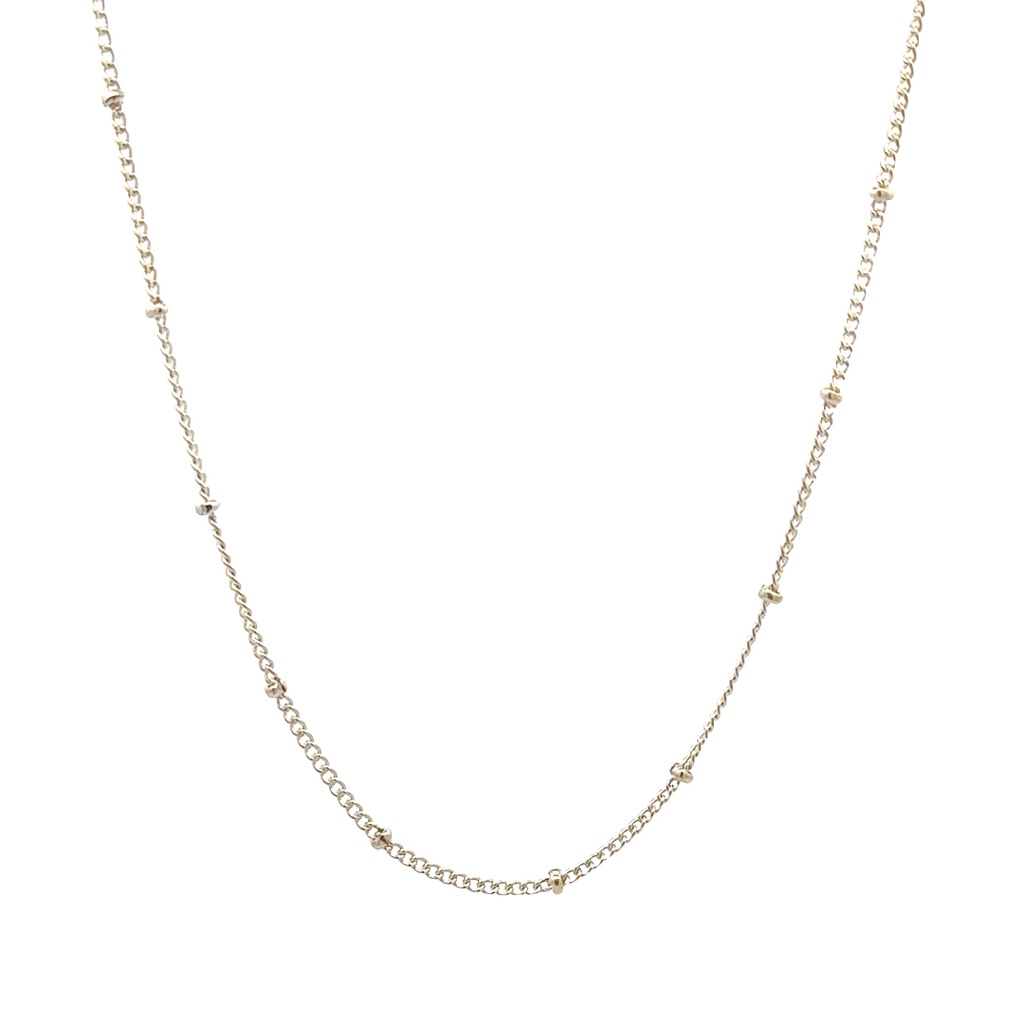Fine Sterling Silver Necklace with Beads