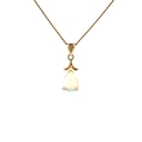 Timeless Elegance With Crystal Opal 14K Pendant