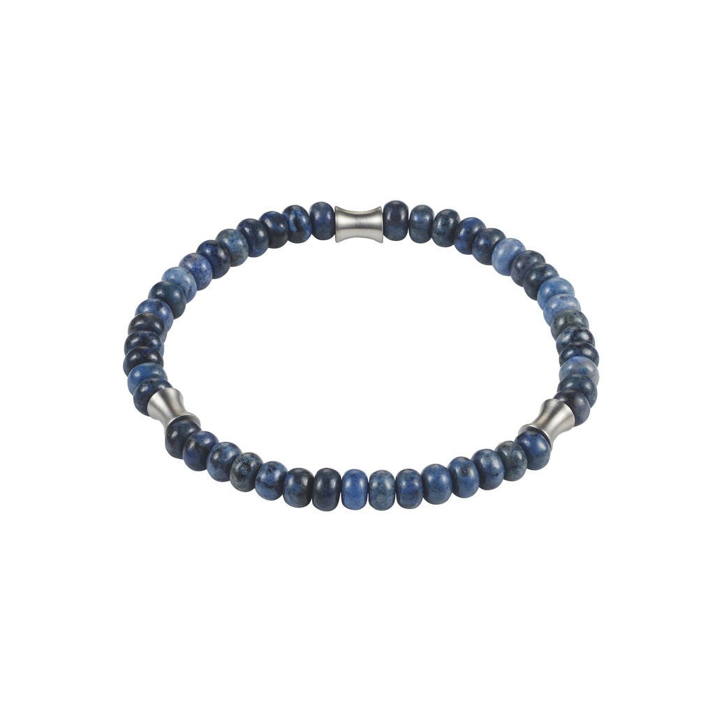 Men's Dumortierite Beaded Bracelet