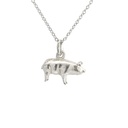 Piglet Pendant In Sterling Silver