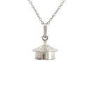 Goroka Hut Pendant In Sterling Silver