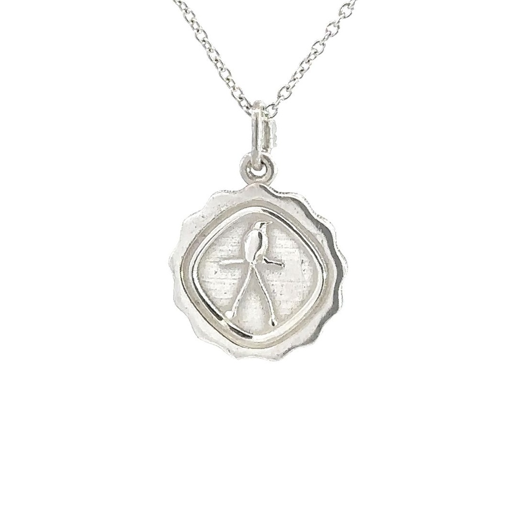 King Bird Of Paradise Pendant In Sterling Silver