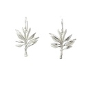 Banana Tree Earrings Small In Sterling Silver