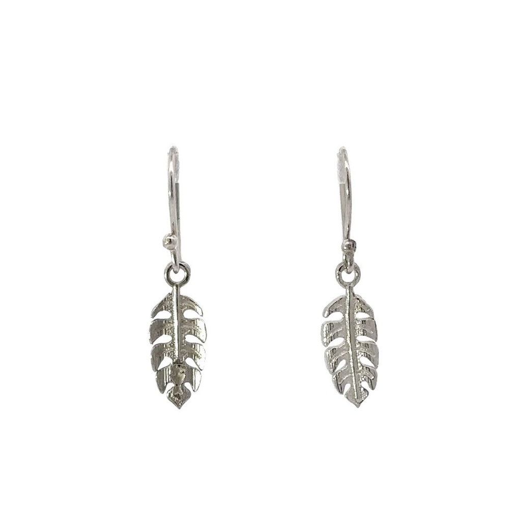 Small Sterling Silver Traveller Palm Earrings