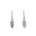 Small Sterling Silver Traveller Palm Earrings