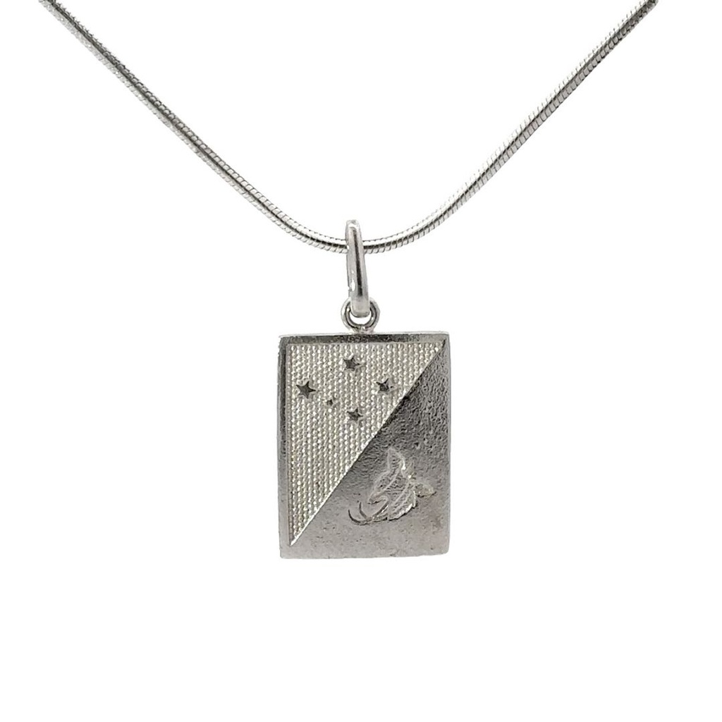 Sterling Silver PNG Flag Pendant