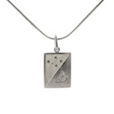 Sterling Silver PNG Flag Pendant