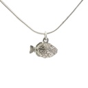 Sterling Silver Trigger Fish Pendant