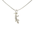 Sterling Silver Gecko Pendant