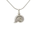 Sterling Silver Nautilus Shell Pendant