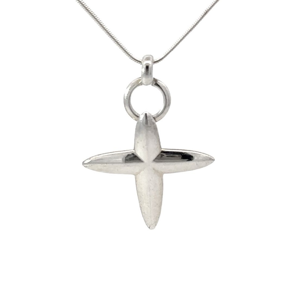 Sterling Silver Knots and Crosses Pendant