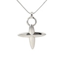 Sterling Silver Knots and Crosses Pendant