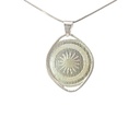 Large Star Pattern Goroka Basket Pendant