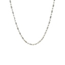 Sterling Silver Beaded Chain 50cm